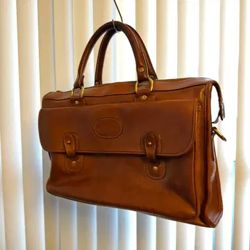 레어 80s GHURKA No.17 가죽백 MH각인 빈티지