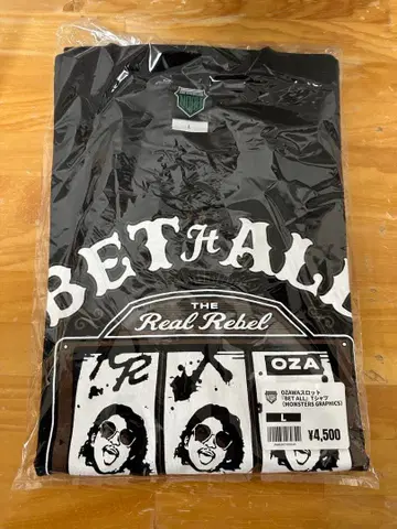 OZAWA 슬롯 BET ALL 티셔츠 L 프로레슬링 노아