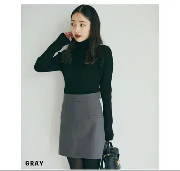 M 사이즈 베이스먼트 미니 스커트 그레이