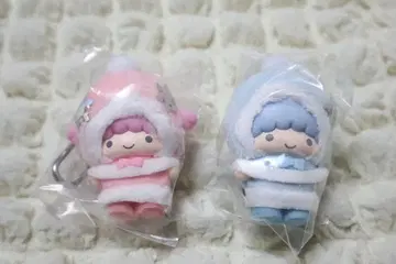 산리오 치비토모 눈의 정령 시크릿 키링 키키 라라 세트