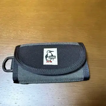 CHUMS 리사이클 키케이스 블랙 x 그레이 참스 키 후크