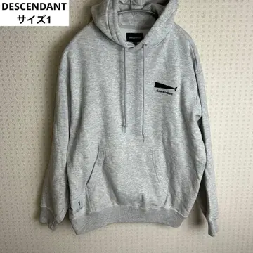 [ 새상품급 ] 디센던트 DESCENDANT 후드티 그레이 사이즈 1