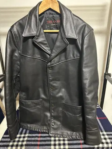 DUROJAC BY Schott 희소 가죽 카 코트 샷