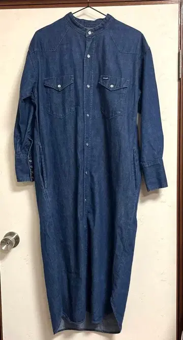 Wrangler SHIPS 별주 노카라 데님 셔츠 원피스