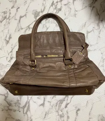 Casselini (캐세리니) 브라운 핸드백 내추럴 계열