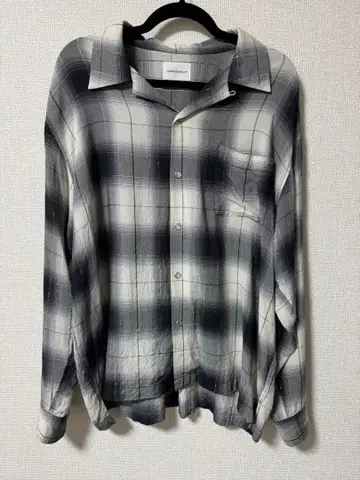 [완판템] Camphorwood 레이온 옴브레 오리지널 체크 셔츠