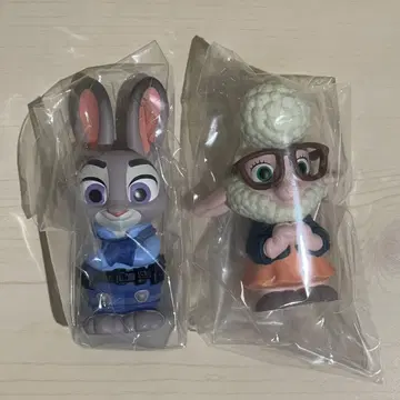 주디 홉스 & 벨웨더 부시장 소프트 비닐 퍼펫 마스코트