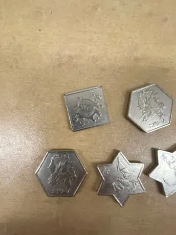 포켓몬 캐릭터 코인 5개 세트