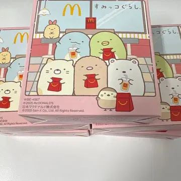 스미코구라시 맥도날드 피규어 컴플리트 세트
