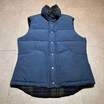 MT.RAINIER DESIGN 다운 베스트 리버서블 네이비 L