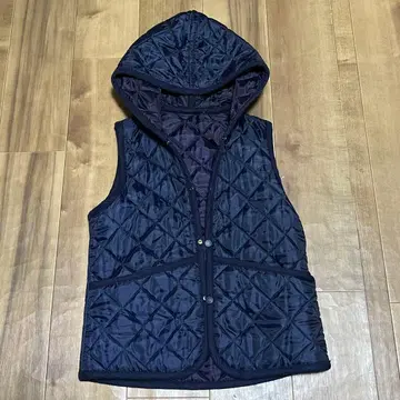 라벤햄 퀼팅 후드 부착 베스트