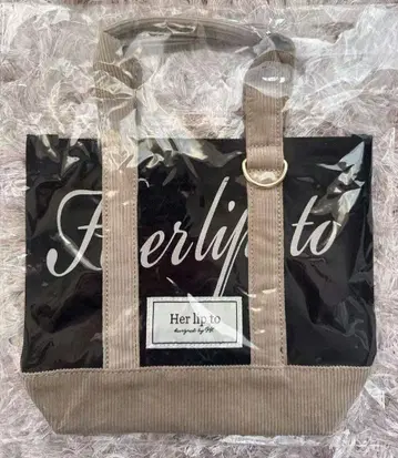 herlipto mini tote 루미네 미니 토트백 블랙