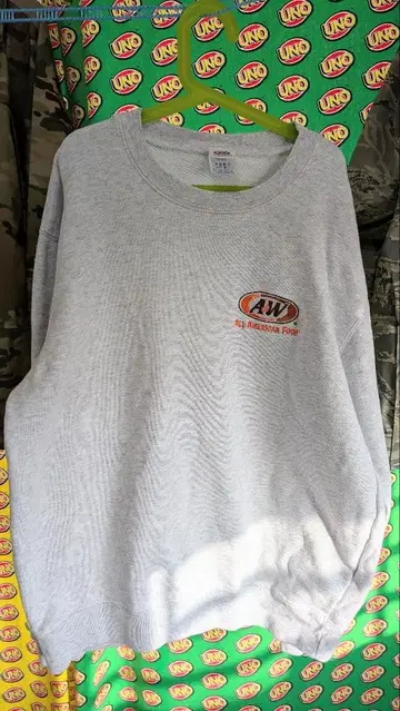 A&W 엔더 매장 한정판 맨투맨 트레이닝복 L 사이즈