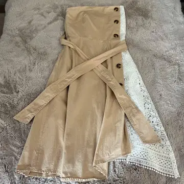 WILLSELECTION 원피스 레이스 브라운