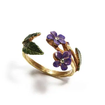 파르나토팍 제비꽃 반지 택 포함 새상품급