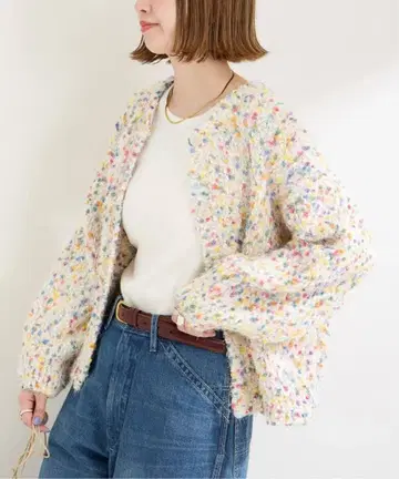 [ 시착만 한 상품 ] B.C STOCK 포코포코얀 믹스 2way 가디건