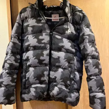 르꼬끄 스포르티브 카모 패턴 다운 자켓