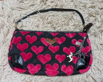 Think Bee! 하트 무늬 핸드백 참 포함