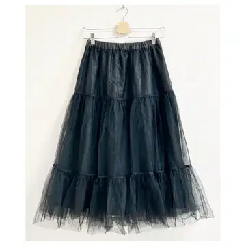 m729_IENA 컨디션 최상 2022AW 파니에 스커트 36 레이스 튤