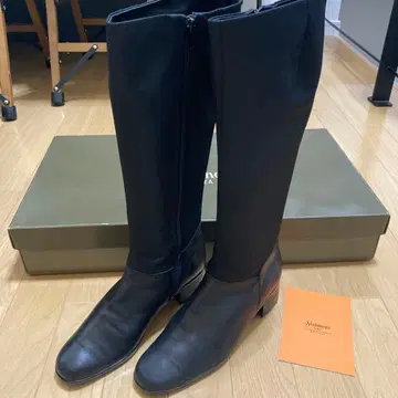 요시노야 블랙 롱 부츠 23