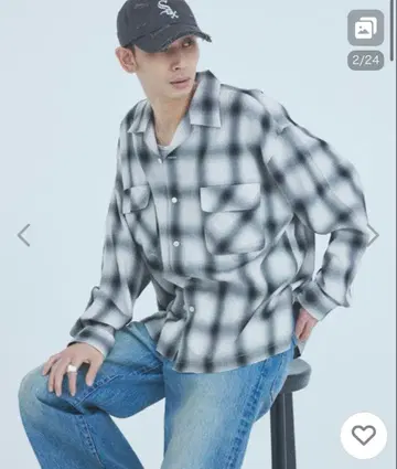 J.S.Homestead 체크 셔츠 M