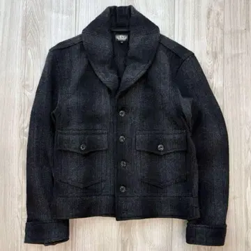 BLACK SIGN 코사크 자켓 알파카 블랙 36 가을/겨울 일본제