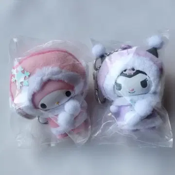 산리오 치비토모 시리즈 눈의 정령 마이멜로디 & 쿠로미 2개 세트