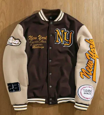 뉴욕 머스탱스 바시티 자켓