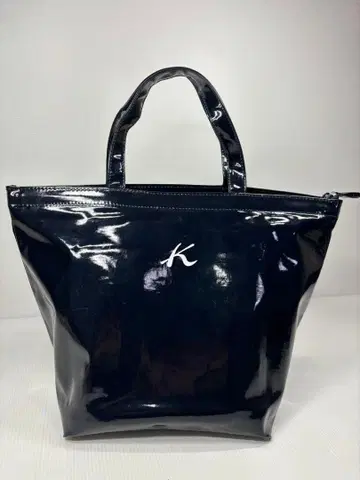 키타무라 (Kitamura) 에나멜 토트백 2way 네이비 A4