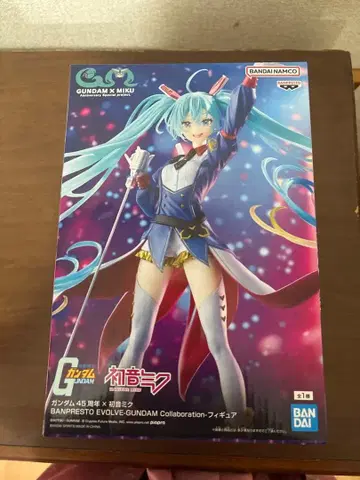 BANPRESTO 하츠네 미쿠 GUNDAM 콜라보 피규어 건담