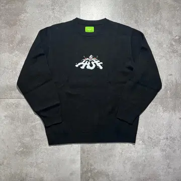 HUF 니트 스웨터 눈사람 자수