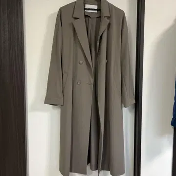 새상품급 내추럴 뷰티 베이직 트렌치코트 L 롱
