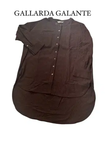 GALLARDA GALANTE 롱 셔츠 울 브라운