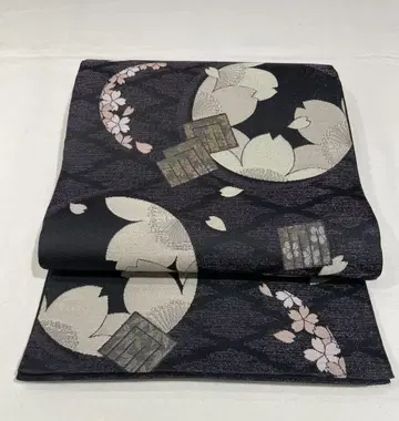 [ 연말연시 외출용 ] 순수 실크 후쿠로 오비