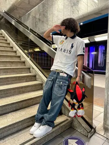 TRUE RELIGION 다크 블루 데님 팬츠 사이즈28