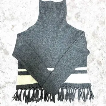 [ IENA ] 이에나 그레이 터틀넥 니트 고급 베이직 깔끔한 가을/겨울