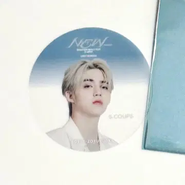 SEVENTEEN 원형 클리어 시트 에스쿱스 후쿠오카