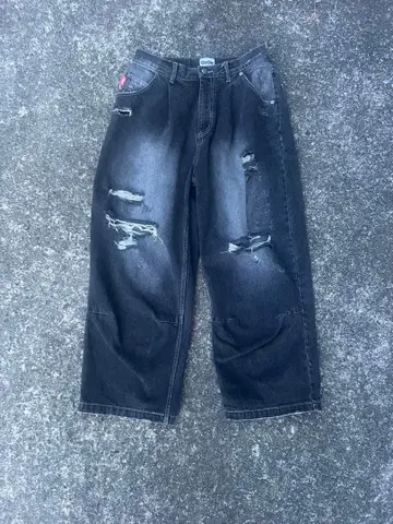 9090 x Wudge Boy Damage Denim Pants