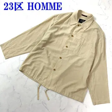 23구 옴 긴팔 셔츠 베이지 얇은 소재 레이온 46 C2423