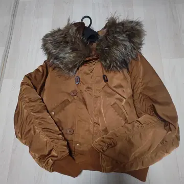 AZUL 자켓 블루종 브라운 M