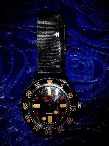 RayBan 손목시계 다이버 워치풍 쿼츠 손목시계 & 빈티지 밴딩 고급품