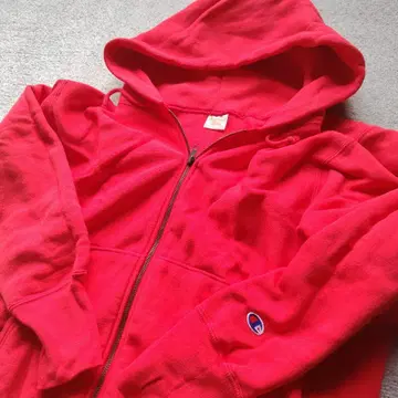 미국제 챔피온 Champion 빨간색 풀 집업 후드티 중고