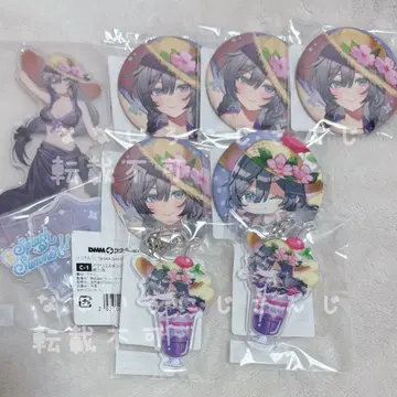 키사라 니지산지 아야카키 dmm 스크래치 아크릴 스탠드 아크스타 캔뱃지