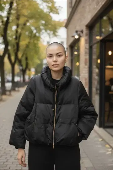 JIYU-KU 여성용 다운 자켓 자유구 온워드 카시야마