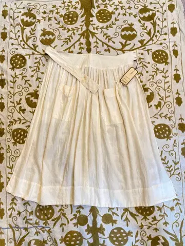 마키마 에이프런 앤티크 화이트 택 포함 새상품