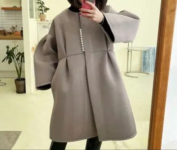 myu 펄 롱 코트