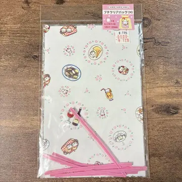 냥냥냥코 푸치 클리어백 핑크 8개