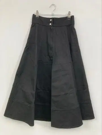 MIHEY 롱 스커트 블랙