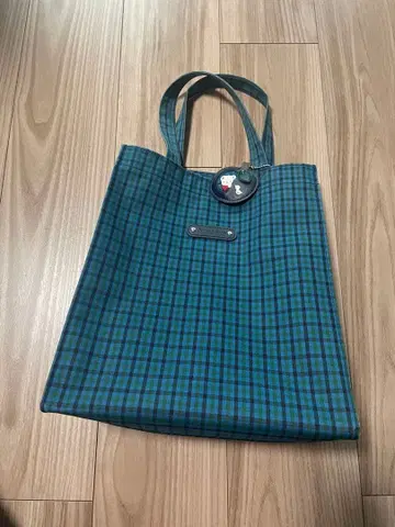 패밀리아 체크 토트백