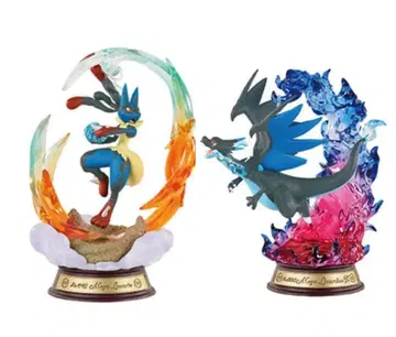 흔들리는 포켓몬의 한때 메가리자몽X 메가루카리오